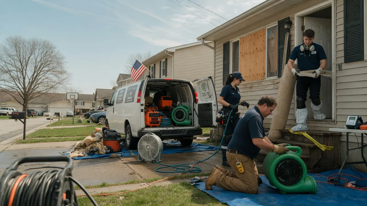 Water Damage Restoration in Bickmore, WV near me